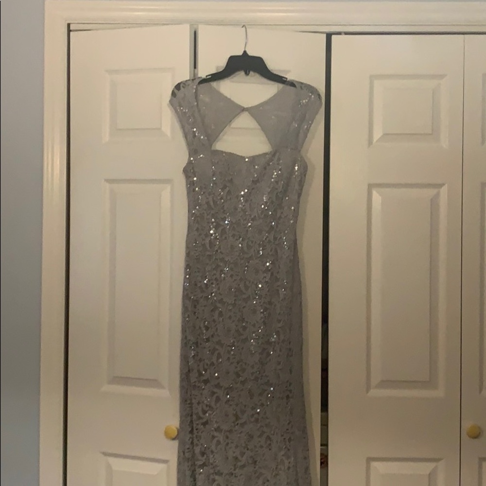 Silver sequence dress